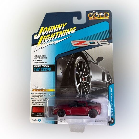 Nwt Johnny Lightning 2012 Chevy Corvette Z06 Die-Cast Model - Picture 1 of 2